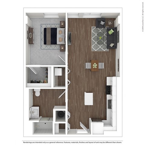 Arterra KC A3 3D Floor Plan